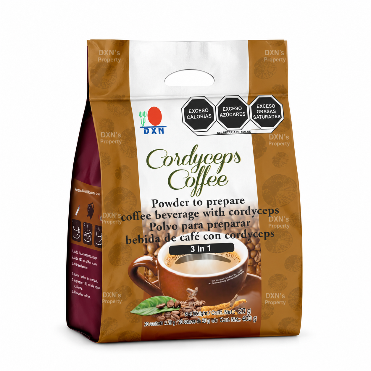 Cordyceps Coffee 3 in 1